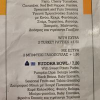 Healthy protein salad & Buddha Bowl ingredients at Passion For Life in Chalkis