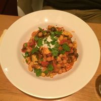 chickpea curry at Flax in Dresden