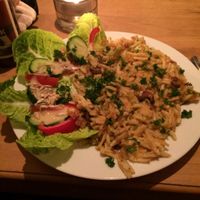 spaetzle! my favorite  at Flax in Dresden