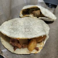 Gorditas de chorizo con papa y tinga de nopales at Ùumbal by Health Buddy in Chula Vista