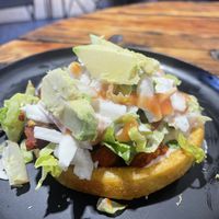 Chile colorado sopes  at Ùumbal by Health Buddy in Chula Vista