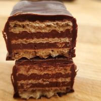 dark chocolate wafer at Gräem Nuts and Chocolate in Concord