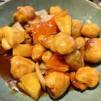 Sweet and sour cauliflower   at Hou Hou Mei in Inverness