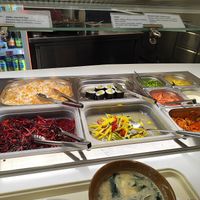 Buffet at Vegemama in Prague