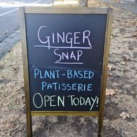 Look for the sign at GingerSnap Patisserie in West Melbourne
