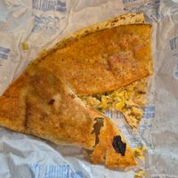 Chickpea tuna toastie $15: tasty and enjoyable hint of lemon, but exxxy at GingerSnap Patisserie in West Melbourne