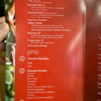 Menu  at 123 Pho  in Torrance