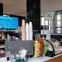 Inside the Osborn370 lobby (January 2024). at Hepcat Coffee in St Paul