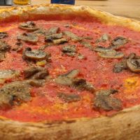 Marinara with mushrooms instead of parmesan at Zur Traube in Vipiteno