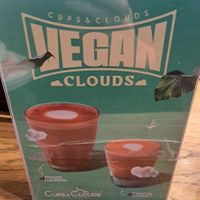 Almond flat white and coconut cortado at IST - Cups & Clouds  in Istanbul