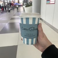 Latte with soy milk  at IST - Cups & Clouds  in Istanbul