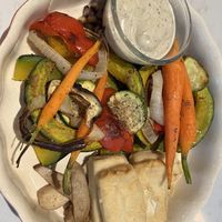 Grilled vegetables salad   at Ohkajhu in Bangkok