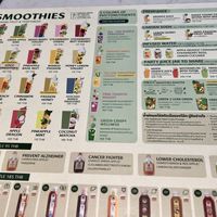 Juices menu  at Ohkajhu in Bangkok