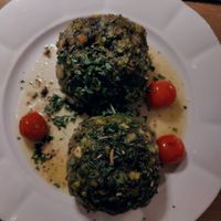 Spinatknödel at Das Hermann's in Fuerstenfeld