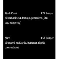 Menu panini   at White Rabbit  in Lamezia Terme