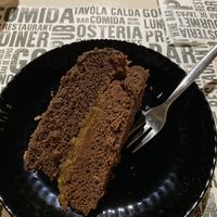 Vegan chocolate cake  at White Rabbit  in Lamezia Terme