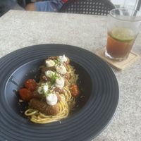 Massa com camarão de cogumelo  at Kantina Prestes in Natal