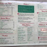 Menu  at FilFil in Brighton