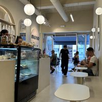 Inside  at Mono Café in Sitges