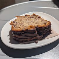 Banana bread at Mono Café in Sitges