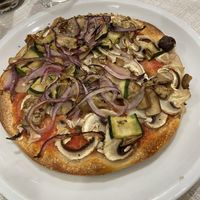 Puzza al tegamino vegetariama  at Pizzeria ai 4 Assi in Turin