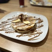 The vegan biscoff and banana   at Wild Wee Pancakes in Inverness