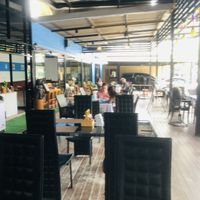 Outside eating   at Big Blue Cow in Phuket