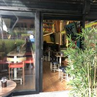 Great place for beer and all natural vegan food.   at Bruder in Bogota