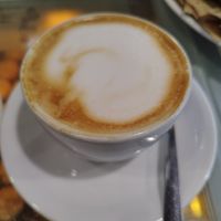 Cappuccino con latte di soya at Caffè Villa Mercede in Rome