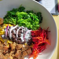 Buddha bowl at Bread and Chocolate Vegan Bistro in George Town