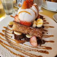 French toast at Bread and Chocolate Vegan Bistro in George Town