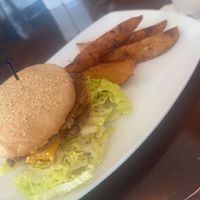 Double Impossible Burger Mac’d Up at Bread and Chocolate Vegan Bistro in George Town