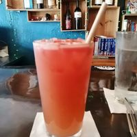 Strawberry lemonade at Bread and Chocolate Vegan Bistro in George Town