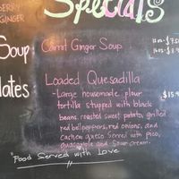 Specials at Bread and Chocolate Vegan Bistro in George Town