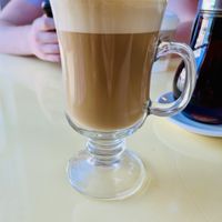 Oat milk latte   at Bread and Chocolate Vegan Bistro in George Town
