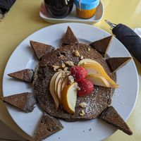 Pancakes at Bread and Chocolate Vegan Bistro in George Town