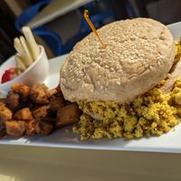 Breakfast Sandwich at Bread and Chocolate Vegan Bistro in George Town