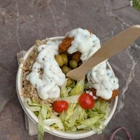 Falafel Bowl at The Veggie Point in Madrid