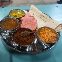 Veg Thali at Hotel Komal malkhed in Gorhe
