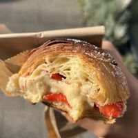 Strawberry Custard Croissant   at Bakkerij FUNK in Antwerpen