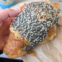 Black sesame croissant (also filled) ♥️ at Bakkerij FUNK in Antwerpen