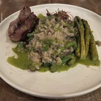 Vegan risotto  at Salt & Fire in Saugerties