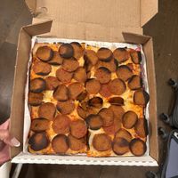 Vegan pepperoni gluten free   at Prime Pizza in El Segundo