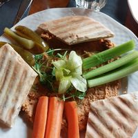 Vegan Hummus at Once Upon A Time - Chajim Kohan in Krakow
