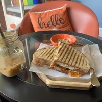 vegan patty melt  at October Cafe in Chicago