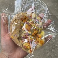 vegan birthday cookie  at October Cafe in Chicago