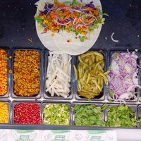 Vegan "chicken" wrap #Veganuary at VeganLand in Bremen