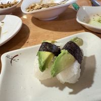 Avocado sushii  at Asia House in Gran Canaria