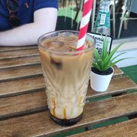 Iced coffee at Jungle Brunch & Drinks in Albufeira