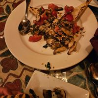 Mushroom crostini at CAV Restaurant in Providence